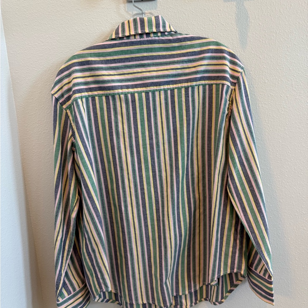 Colorful Striped Button-Up Shirt - Picture 3 of 3